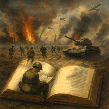 ВЫСТАВКА: ВОЙНА ЧЕРЕЗ ПРИЗМУ ЛИТЕРАТУРЫ